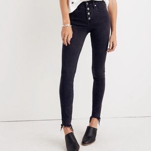 Madewell 9” High-Rise Skinny Jeans Berkeley Black